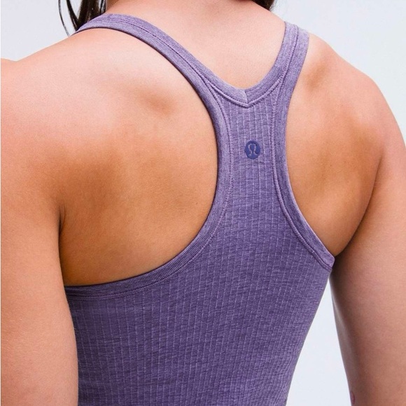 Lululemon Ebb to Street Tank Top, Nightfall/Oasis Blue, Size 6 - Picture 1 of 10